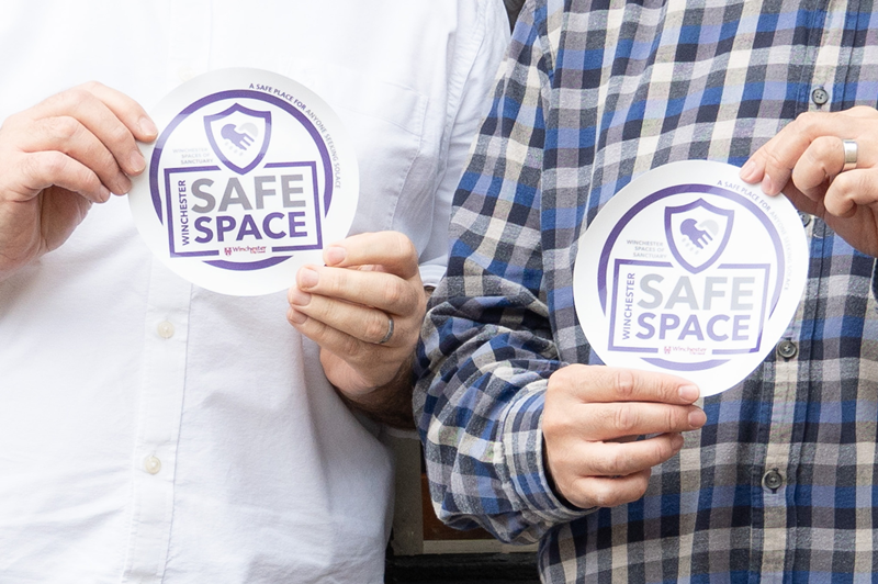 Spaces of Sanctuary sticker